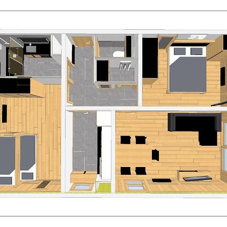 סן-ג'רבה-לה-באן Appartement Familial Au Pied De La Telecabine 4* מראה חיצוני תמונה